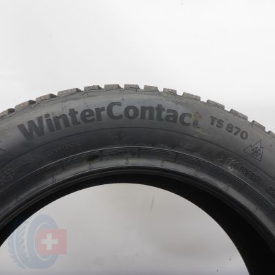 6. Opony 185/60 R16 4x CONTINENTAL 86H WinterContact TS 870 Zimowe 2023 