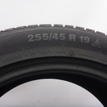 5. Opony 255/45 R19 2x CONTINENTAL 100V NO ContiWinterContact Ts830P Zimowe 2023 6,2-6,7mm