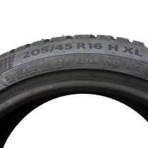 4. Opony 205/45 R16 2x CONTINENTAL 87H XL WinterContact TS860 Zimowe 2021 Jak Nowe Nieużywane