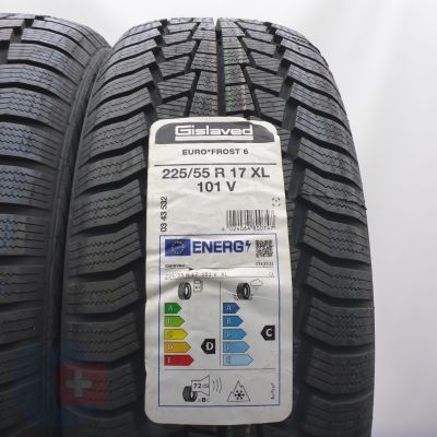 3. Opony 225/55 R17 2x GISLAVED 101V XL Euro Frost 6 Zimowe 2021 