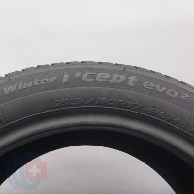 7. Opony 225/50 R17 2x HANKOOK 98H XL BMW Winter ICept evo2 W320 Zimowe 2024 7,2mm