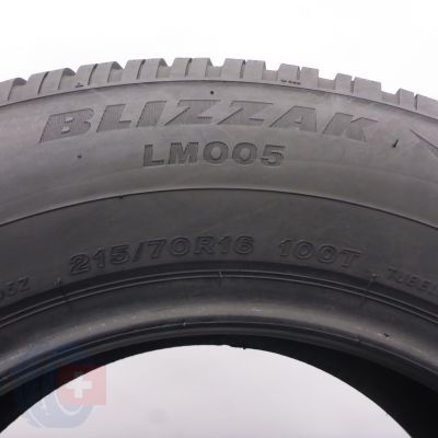 6. Opony 215/70 R16 2x BRIDGESTONE 100T Blizzak LM005 Zimowe 2019 7,2mm