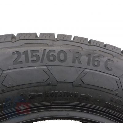 2. 1 x CONTINENTAL 215/60 R16C 103/101T VanContact Winter Zima DOT20 8,5mm