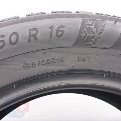 5. Opony 195/60 R16 2x MICHELIN 89T Alpin 6 Zimowe 2021 6,4-6,8mm