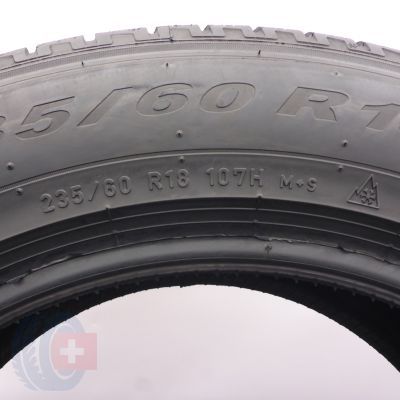 5. Opony 235/60 R18 4x PIRELLI 107H XL Scorpion Winter Zimowe 2022 7,2-7,3mm 