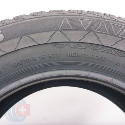 8. Opony 195/70 R15 2x CONTINENTAL 97T VancoWinter2 Zimowe 2022 Nieużywane