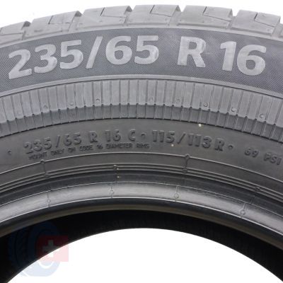 4. 2 x CONTINENTAL 235/65 R16C 115/113R VanContact Eco Lato 2020 Jak Nowe 7,8mm