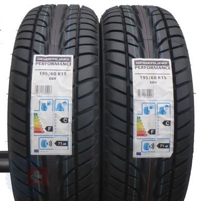 3. 4 x SEIBERLING 195/60 R15 88H XL Performance Lato 2016 Jak Nowe Nieużywane 