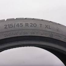 5. Opony 215/45 R20 2x CONTINENTAL 95T XL WinterContact TS 870 P Zimowe 2023  8,2mm