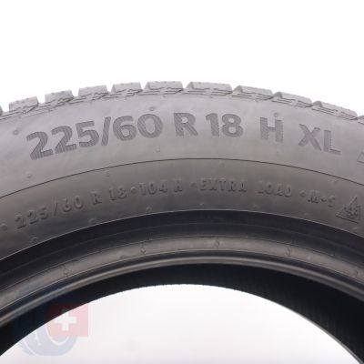 6. Opony 225/60 R18 4x CONTINENTAL 104H XL WinterContact Ts860S RunFlat Zimowe 2023, 2024 6-6,5mm