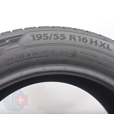 5. Opony 195/55 R16 2x BARUM 91H XL Polaris 5 Zimowe 2021 8,2-8mm