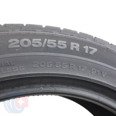 5. 2 x CONTINENTAL 205/55 R17 91V ContiPremiumContact 2 BMW Lato 2017 7mm