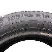4. Opony 195/55 R15 2x CONTINENTAL 85T WinterContact TS860 Zimowe 2020 Jak Nowe Nieużywane