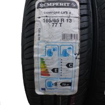 2. 2 x SEMPERIT 165/65 R13 77T Comfort-Life 2 Lato 2018 Jak Nowe Nieużywane 