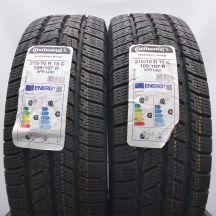 Opony 215/70 R15C 2x CONTINENTAL 109/107R VanContact Winter Zimowe 2022 Nieużywane 