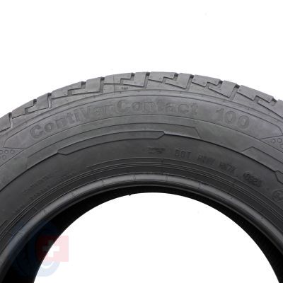 6. Opony 205/70 R15C 4x CONTINENTAL 106/104R ContiVanContact 100 Letnie 2020 Jak Nowe