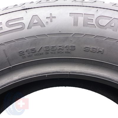 6. Opony 215/65 R16 2x Esa+Tecar 98H Super Grip 9 SUV Zimowe 2017 Nieużywane 