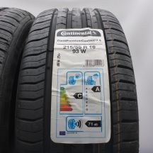 3. Opony 215/55 R16 4x CONTINENTAL 93W ContiPremiumContact 5 Letnie 2020 Nieużywane 