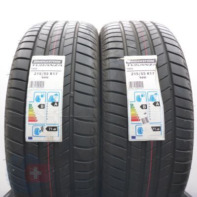 Opony 215/55 R17 2x BRIDGESTONE 94W Turanza T005 Letnie 2021 
