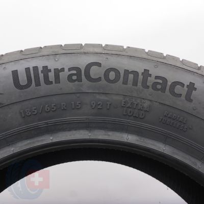 6. Opony 185/65 R15 2x CONTINENTAL 92T XL UltraContact Letnie 2022 Nieużywane