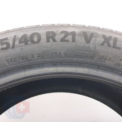 4. Opony 275/40 R21 2x CONTINENTAL 107V XL PremiumContact6 VOL Letnie 2023 Nieużywane