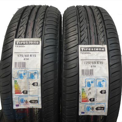 4. 4 x FIRESTONE 175/60 R15 81H TZ300a Lato 2017 Jak Nowe Nieużywane 
