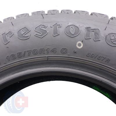 6. Opony 165/70 R14C 2x FIRESTONE 89/87R Vanhawk 2 Winter Zimowe 2022 JAK NOWE  7,5mm