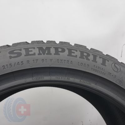 4. Opony 215/45 R17 2x SEMPERIT 91V XL Speed-Grip 5 Zimowe 2024 7mm
