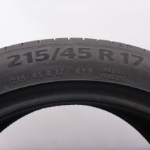5. Opony 215/45 R17 2x CONTINENTAL 87Y PremiumContact 6 Letnie  2020 7,2mm
