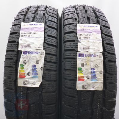 5. Opony 195/75 R16C 4x MICHELIN 107/105R Agilis Alpin Zimowe 2022 