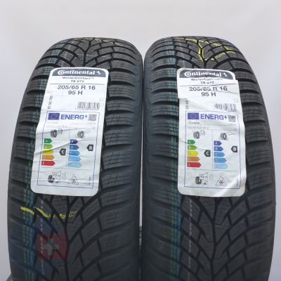 5. Opony 205/65 R16 4x CONTINENTAL 95H WinterContact TS870 Zimowe 2022 Nieużywane