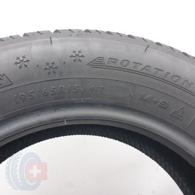 4. Opony 195/65 R15 2x DUNLOP 91T Winter Response2 Zimowe 2022 7,2-7,5mm