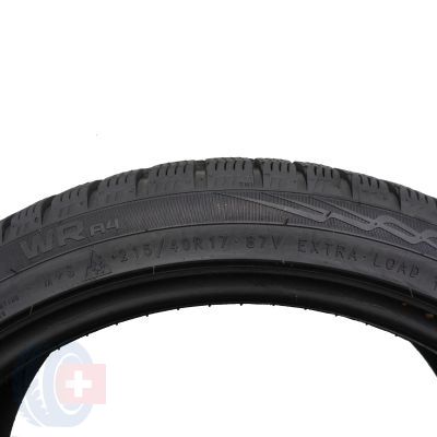 5. 4 szt. opony 215/40 R17 Nokian - Wr A4 - 87V - XL - Zima