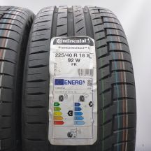 2. Opony 225/40 R18 2x CONTINENTAL 92W XL PremiumContact6 Letnie 2024 Nieużywane