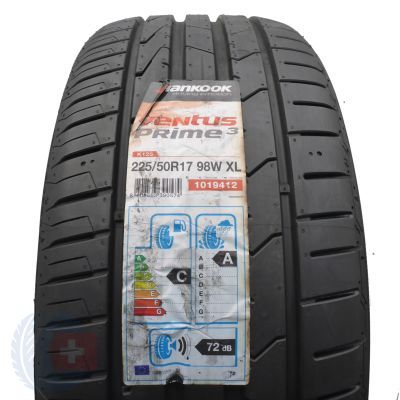 Opona 225/50 R17 1x HANKOOK 98W XL Ventus Prime3 Letnia 2017 Nieużywana 
