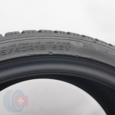 6. Opony 225/40 R18 2x DUNLOP 92V XL WinterSport 5 Zimowe 2023 7,9-8mm