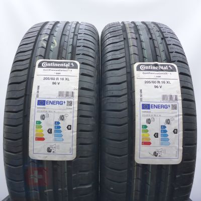3. Opony 205/60 R16 4x CONTINENTAL 96V XL ContiPremiumContact 2 RFT BMW Letnie 2022 