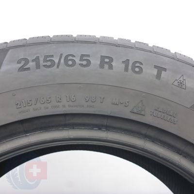 5. Opony 215/65 R16 2x CONTINENTAL 98T WinterContact TS850P SUV Zimowe 2017, 2018 7-7,2mm