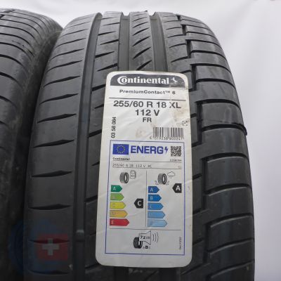 2. Opony 255/60 R18 2x CONTINENTAL 112V XL  PremiumContact 6 Letnie 2022 