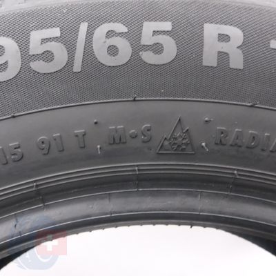 2. Opony 195/65 R15 2x CONTINENTAL 91T MO ContiWinterContact TS830P Zimowe 2023 7,8-8mm