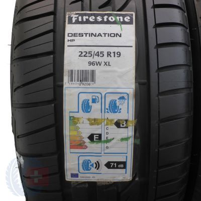 2. 4 x FIRESTONE 225/45 R19 96W XL Destination Hp Lato 2018 