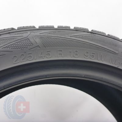 5. Opony 225/45 R18 2x VREDESTEIN 95W XL Wintrac Pro Zimowe 2021, 2021 7,5mm