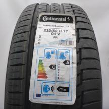 Opona 225/50 R17 1x CONTINENTAL 94V PremiumContact 6 Letnia 2021 Nieużywana 