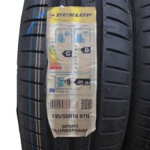 2. 2 x DUNLOP 195/55 R16 87H Sport BluResponse Lato 2018 