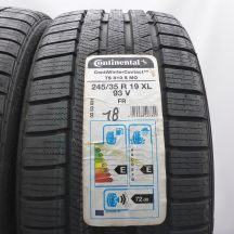 2. Opony 245/35 R19 2x CONTINENTAL 93V XL ContiWinterContact TS 810 S M0 Zimowe 2018 