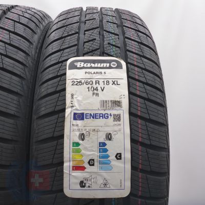 2. Opony 225/60 R18 2x BARUM 104V XL Polaris 5 Zimowe 2022 