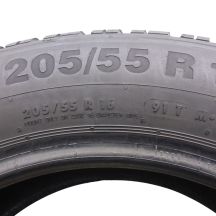5. Opony 205/55 R16 2x CONTINENTAL 91T ContiWinterContact TS850 zimowe 6,5-7,2mm 2015