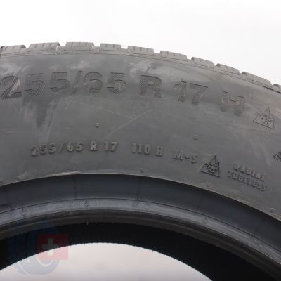7. Opony 255/65 R17 4x CONTINENTAL 110H WinterContact TS 850 Suv Zimowe 2022 