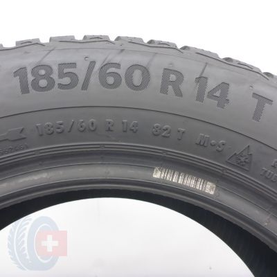 5. Opony 185/60 R14 2x CONTINENTAL 82T WinterContact TS 870 Zimowe 2021 8,2mm