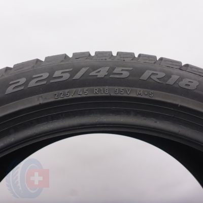 6. Opona 225/45 R18 1x PIRELLI 95V XL Winter Sottozero 3 Zimowa 2018 5,7mm 